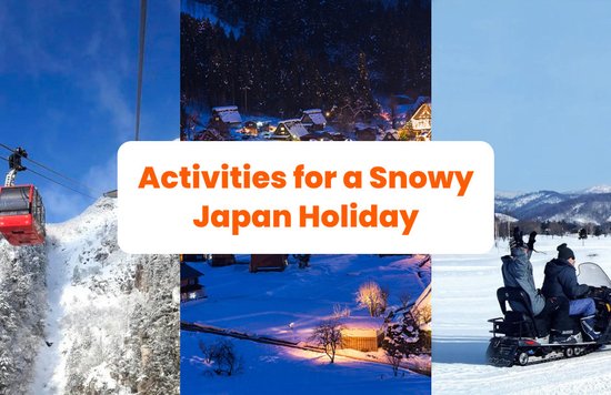 Snow boarding in Hakaido