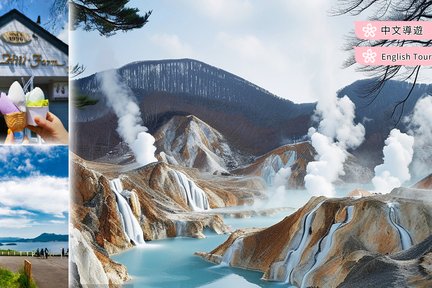 Lake Toya, Noboribetsu Jigokudani, Bear Farm or Mt. Usu Day Tour