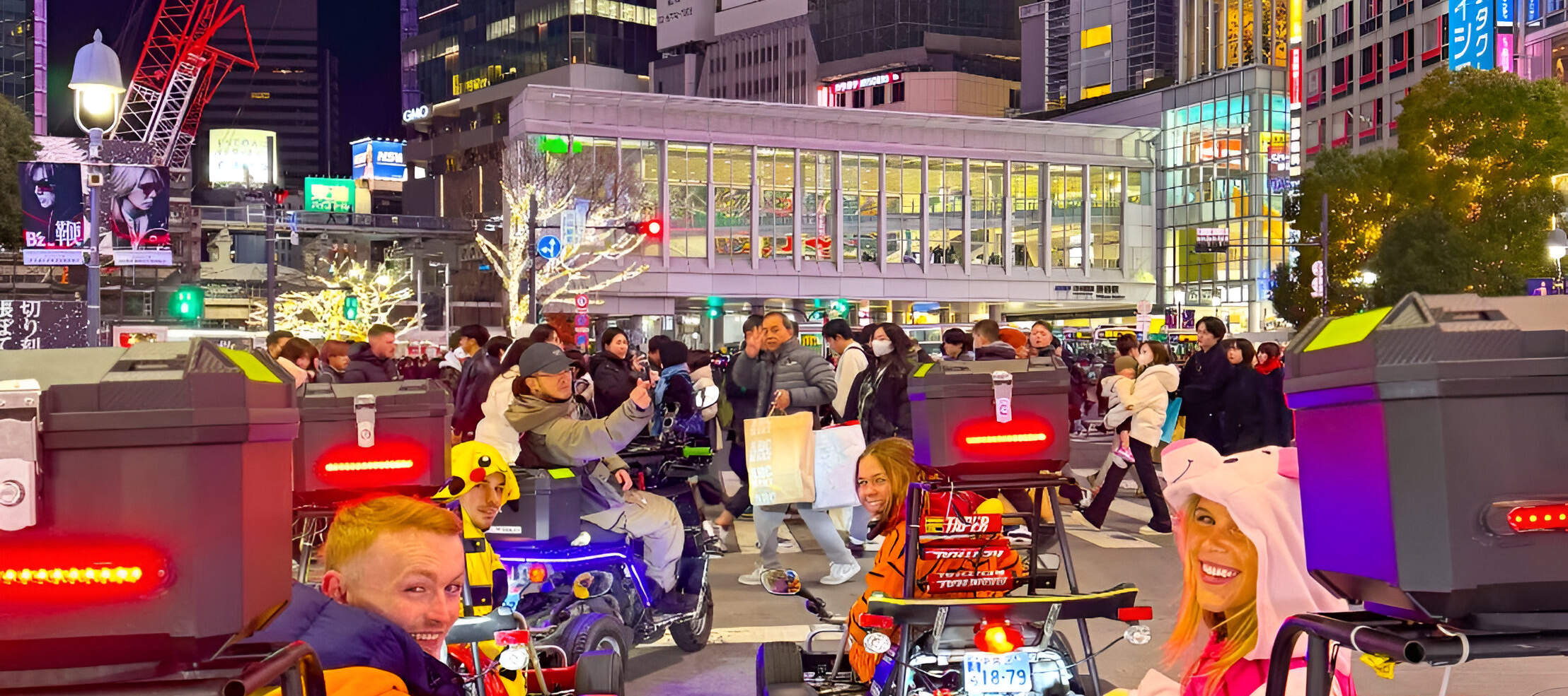 Trải nghiệm xe Go Kart Shibuya với Neo Tokyo Kart