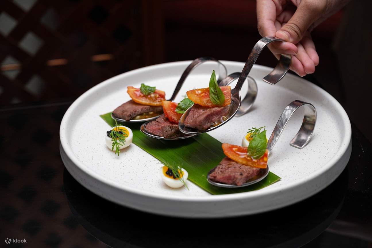 Thai Street Food Dining at Saffron Sky Garden, Banyan Tree Bangkok