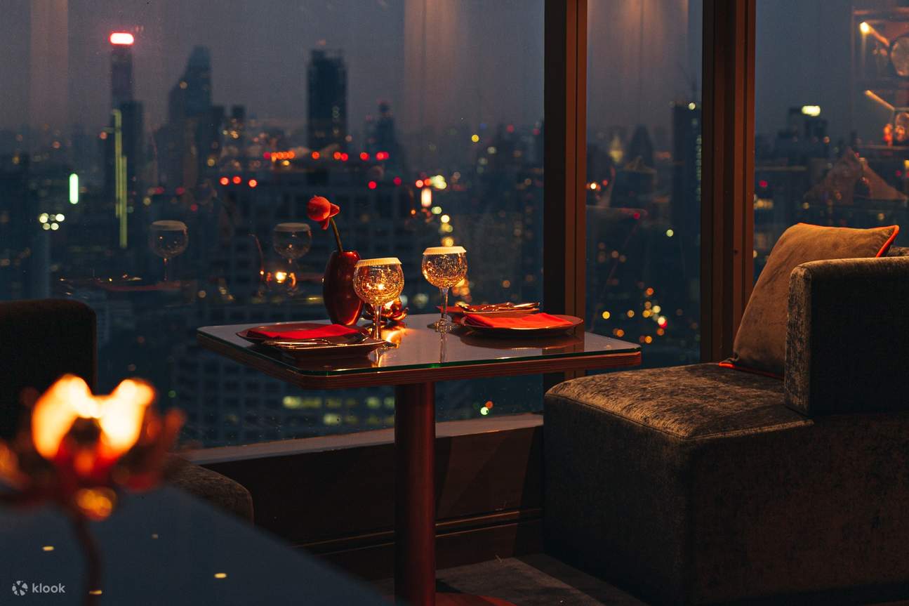 Saffron Contemporary Thai Signature Rooftop Banyan Tree Bangkok