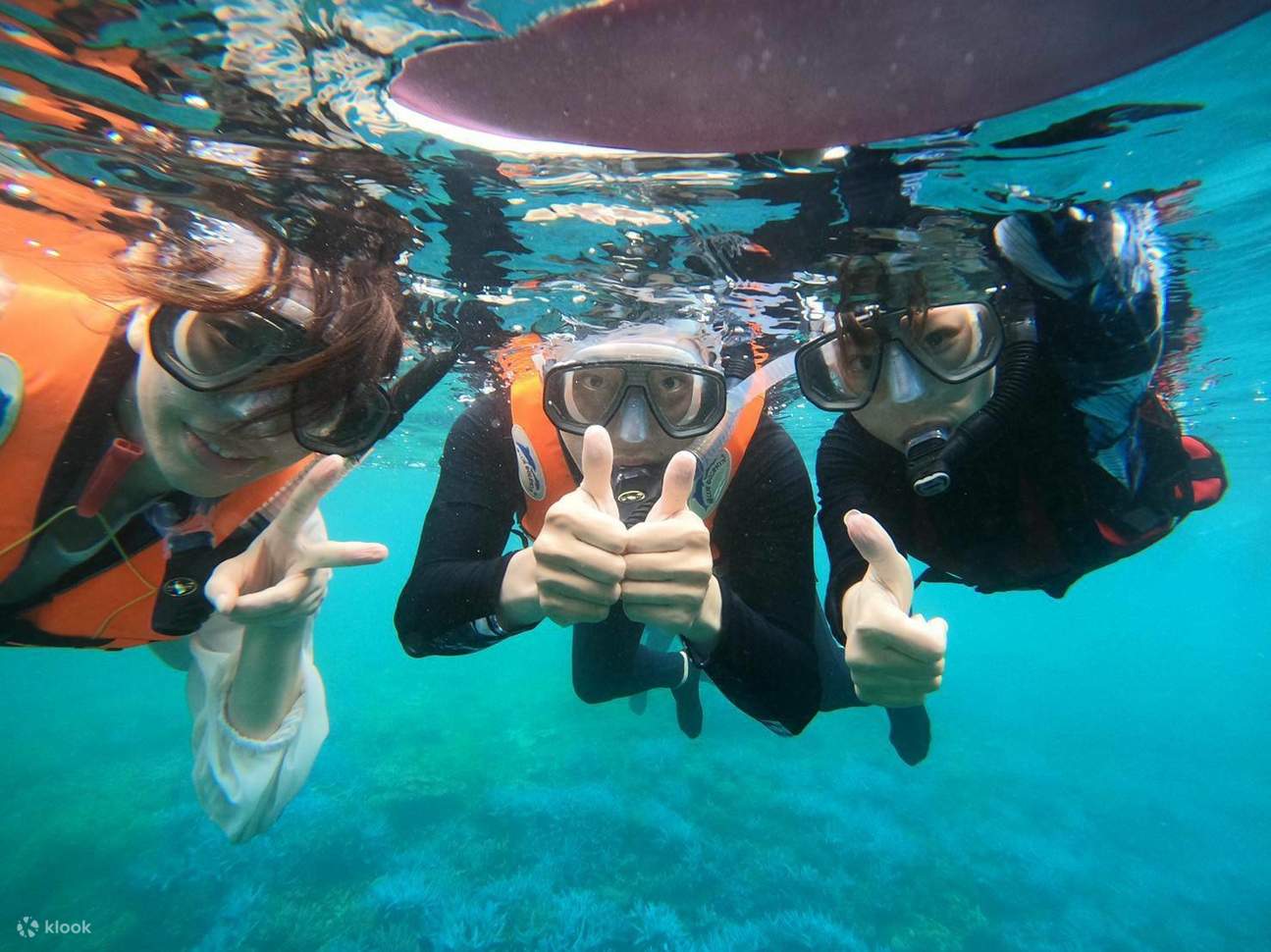 Penghu Island Hopping: Double Snorkeling with Purple Coral in the Secret Area of Qimei and Jiangjun Island