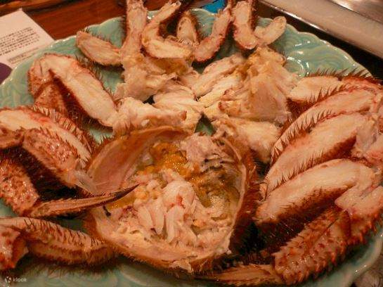 Katukanino Hanasaki (活カニの花咲) Michelin Starred Crab Dish in Sapporo